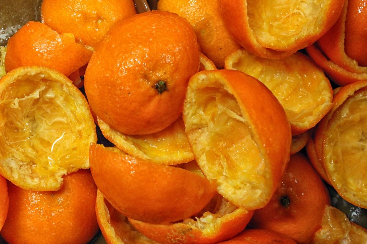 slupky pomeranče