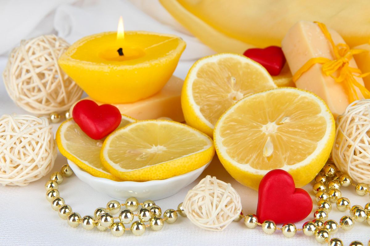 citronová svíčka