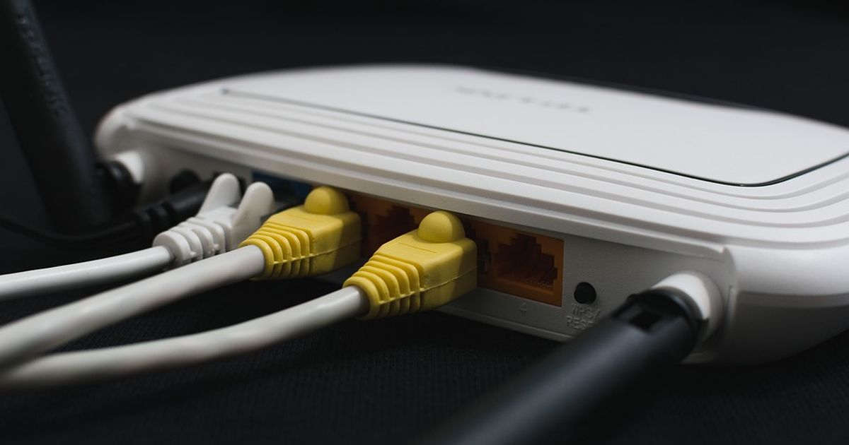 router kabely zapojení