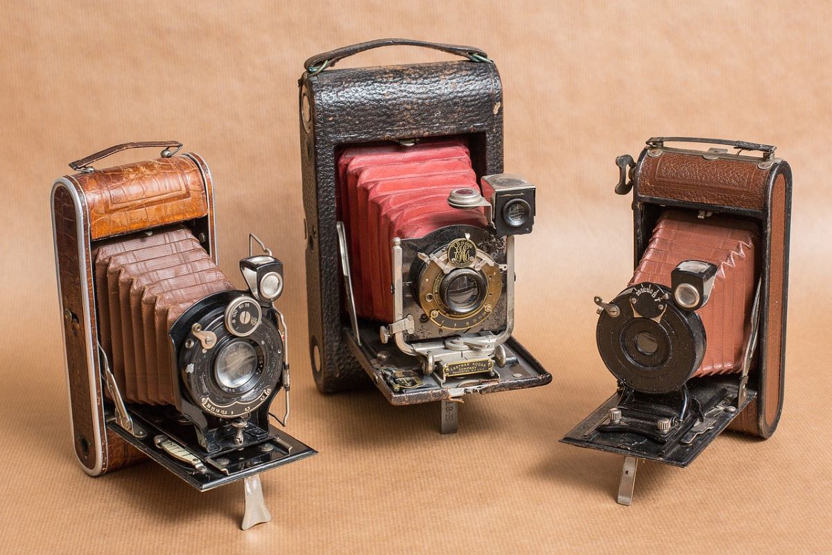 Sběratelské kousky - staré fotoaparáty