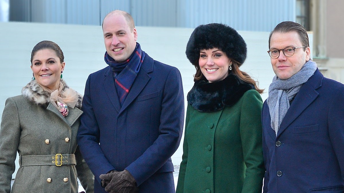 William a Kate na návštěvě Švédska